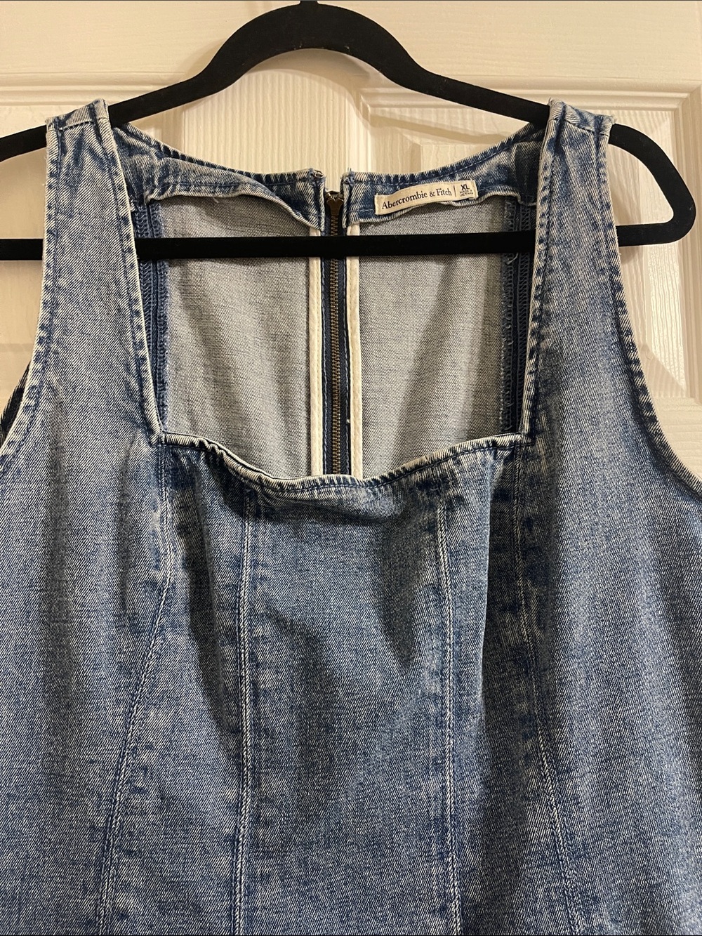 Abercrombie & Fitch Blue Denim Mini Dress - Picture 2 of 5